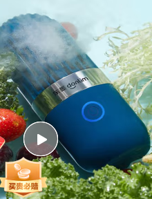 東菱（Donlim）膠囊果蔬清洗機(jī)升級(jí)款家用洗菜機(jī)蔬菜水果食材凈化機(jī)器去農(nóng)殘消毒神器 無線便攜