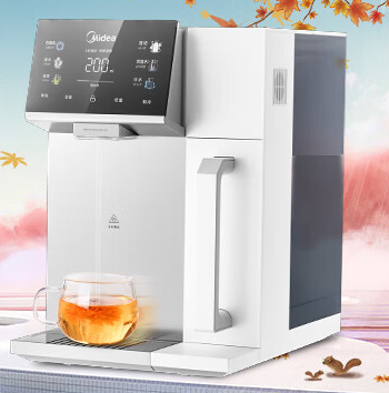 美的（Midea） 白澤臺式加熱凈水器凈飲機(jī)飲水機(jī)家用即熱式直飲機(jī)凈飲一體機(jī)遠(yuǎn)程智控RO反滲透免安裝 JR2182T-RO
