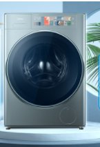 美的（Midea）洗衣機10公斤帶烘干 滾筒全自動 洗烘一體 母嬰兒童內(nèi)衣除螨除菌變頻大容量以舊換新 MD100VT55DG-Y46B