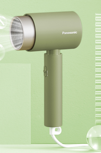 松下（Panasonic）電吹風(fēng)機大功率高速大風(fēng)力速干便攜送學(xué)生宿舍用負離子護發(fā)不傷發(fā)電吹風(fēng)筒EH-WNE5H禮盒款綠